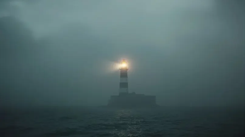 《雾中灯塔》概念海报曝光，迷雾美学惊艳全场